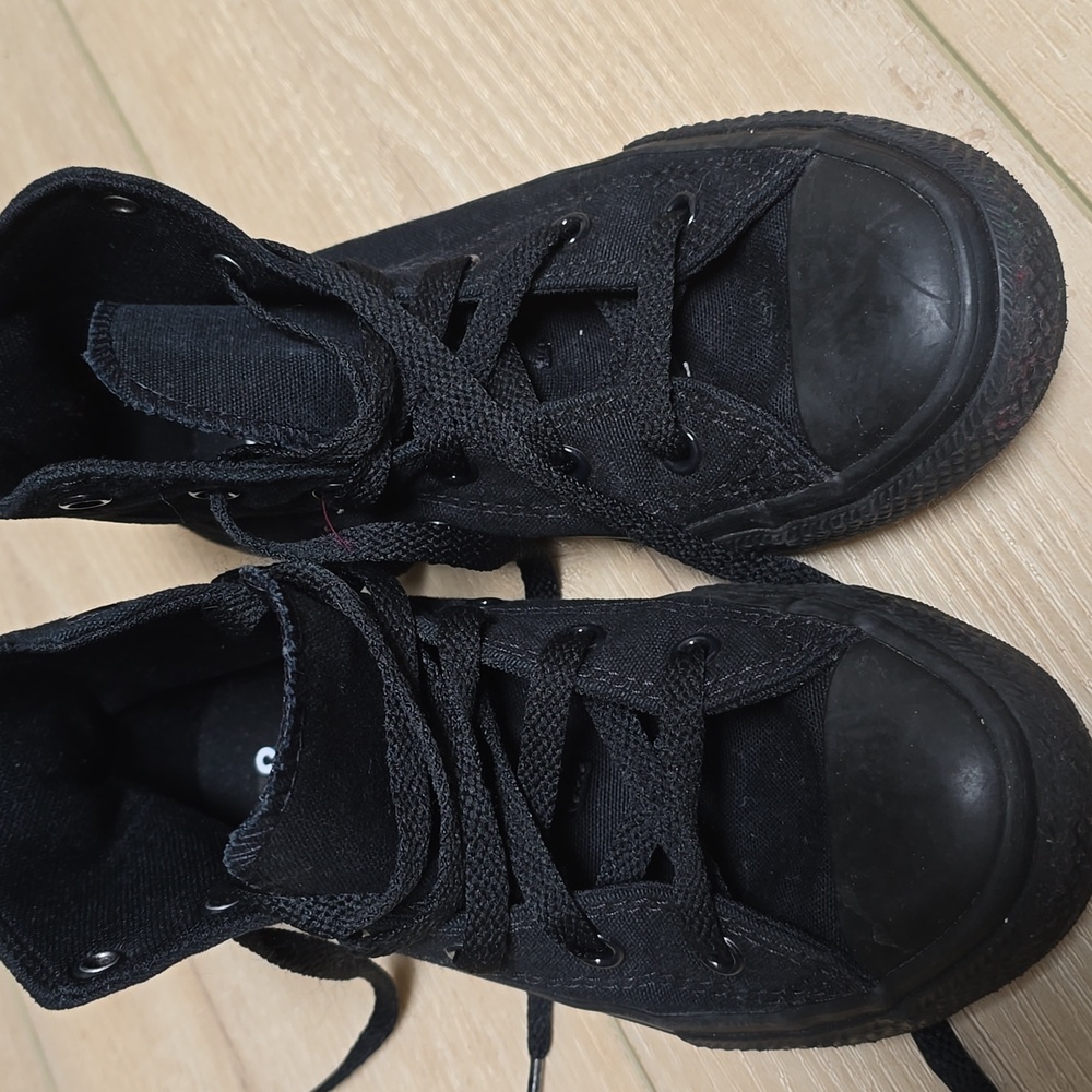 Converse high tops all star black